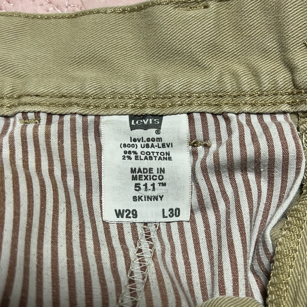 Levi’s 511 skinny khaki jeans - Picture 6 of 6